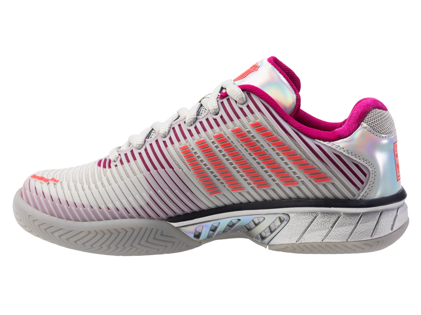 K-Swiss Women's Shoes Hypercourt Express 2  Lucky In Love | Silver/Harbour Mist/Dragon Fruit