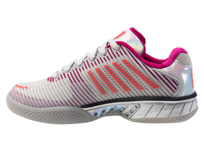 K-Swiss Women's Shoes Hypercourt Express 2  Lucky In Love | Silver/Harbour Mist/Dragon Fruit
