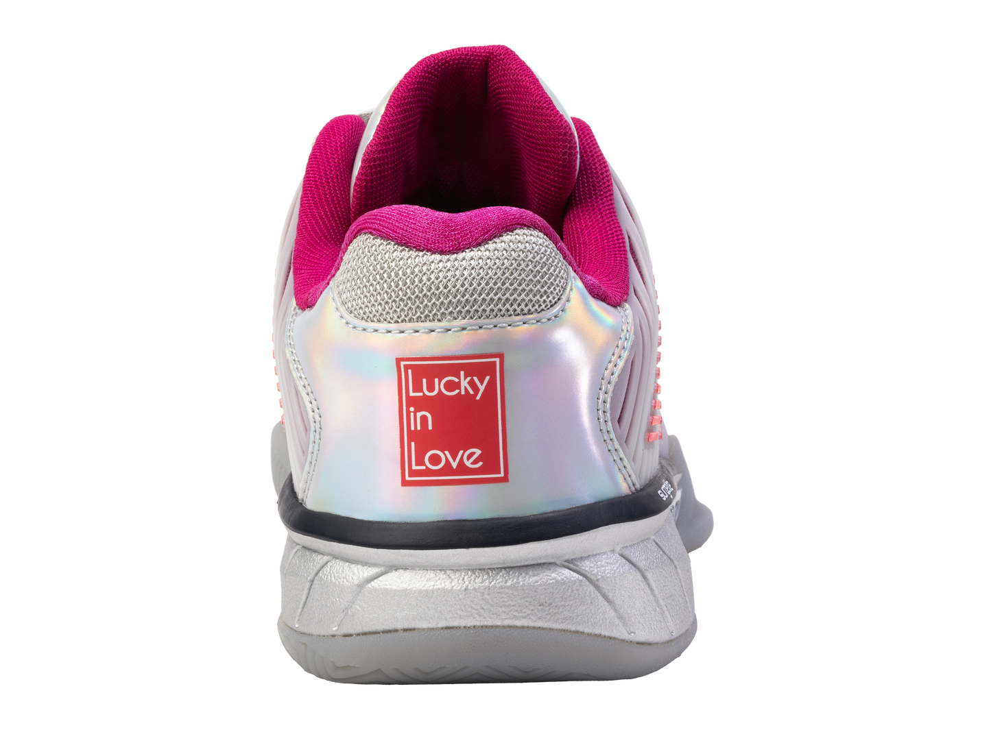 K-Swiss Women's Shoes Hypercourt Express 2  Lucky In Love | Silver/Harbour Mist/Dragon Fruit