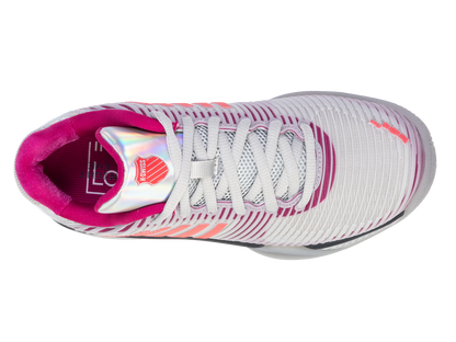 K-Swiss Women's Shoes Hypercourt Express 2  Lucky In Love | Silver/Harbour Mist/Dragon Fruit