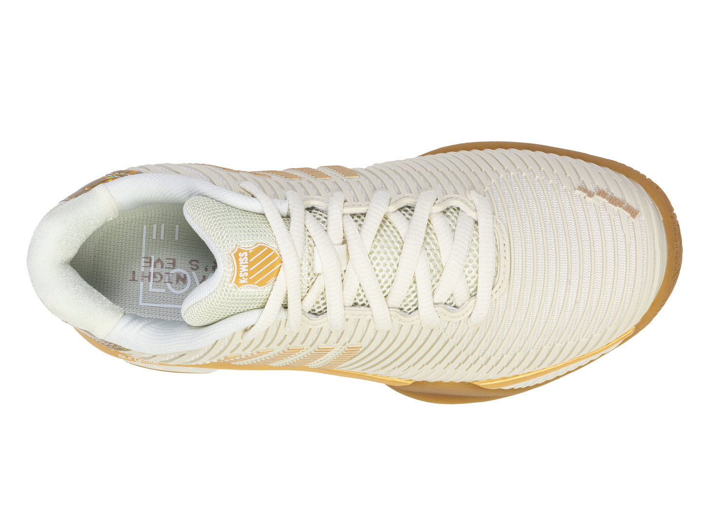 K-Swiss Women's Shoes Hypercourt Express 2  Lucky In Love | Bone/Bare/Gold