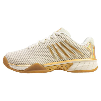 Women's HyperCourt Express 2 X Lucky N Love Tennis Shoes Bone and Gold