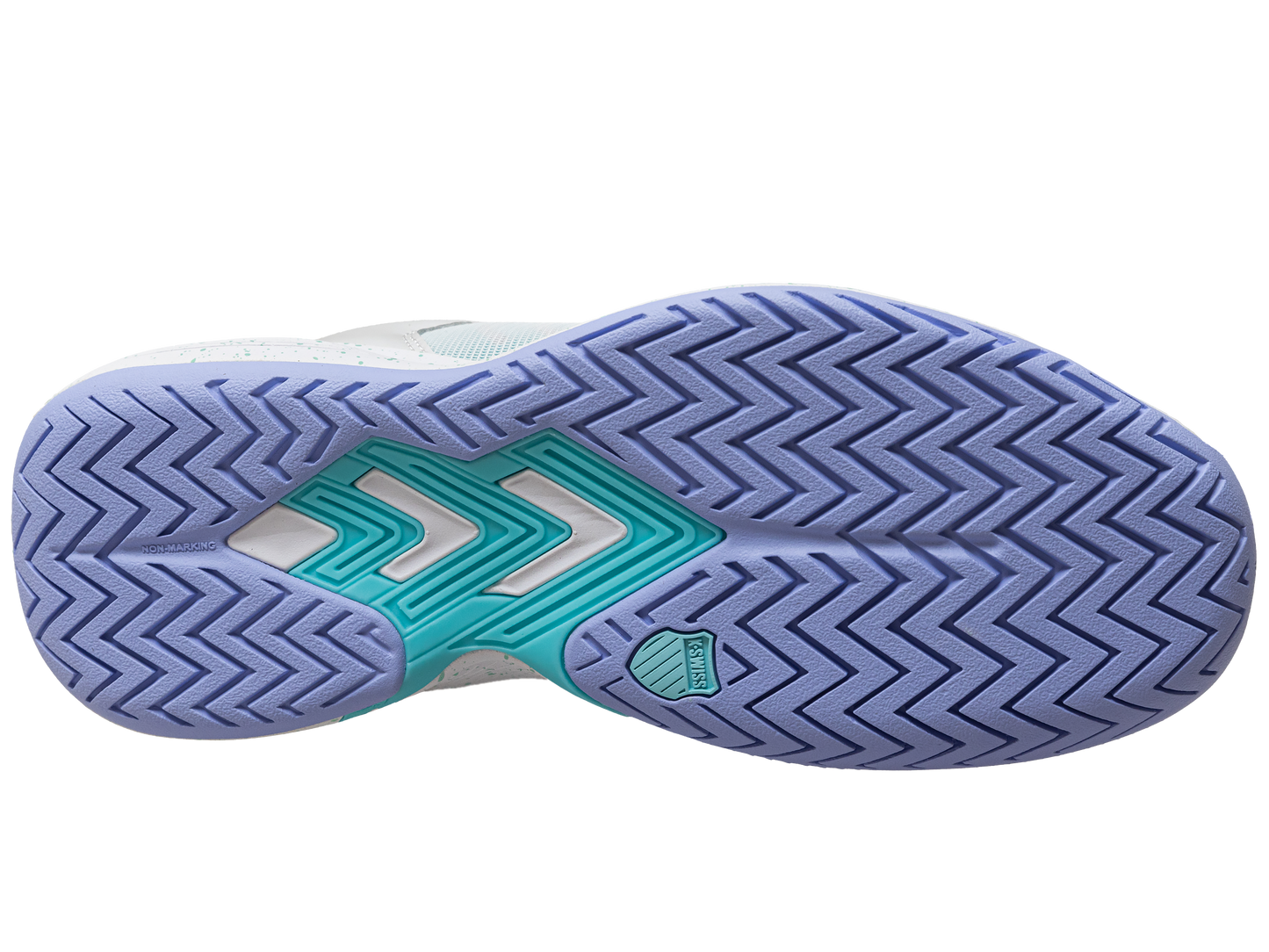 K-Swiss Women's Shoes Ultrashot Team | Nimbus Cloud/Neon Purple/Neon Teal