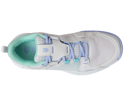 K-Swiss Women's Shoes Ultrashot Team | Nimbus Cloud/Neon Purple/Neon Teal