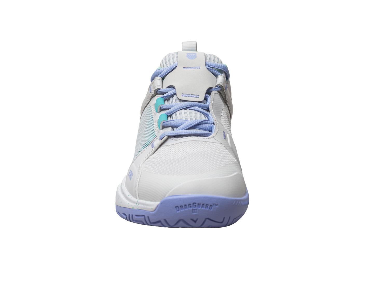 K-Swiss Women's Shoes Ultrashot Team | Nimbus Cloud/Neon Purple/Neon Teal
