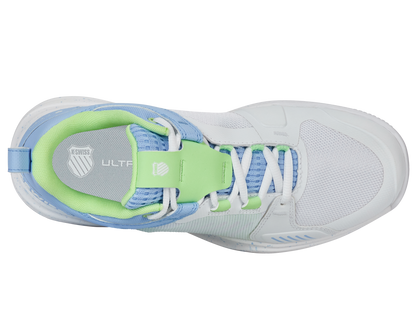 K-Swiss Women's Shoes Ultrashot Team | White/Dutch Canal/Paradise Green