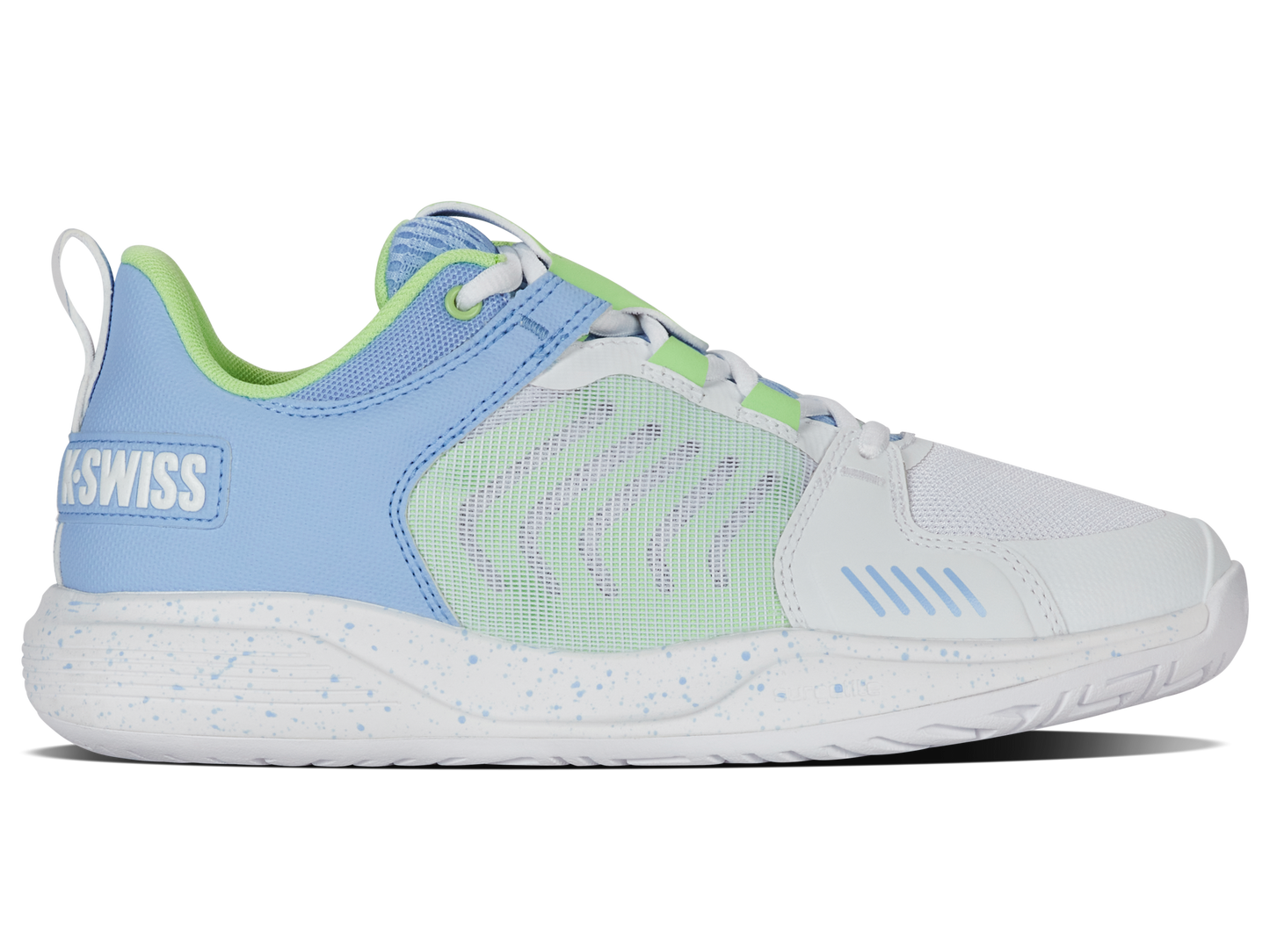 K-Swiss Women's Shoes Ultrashot Team | White/Dutch Canal/Paradise Green