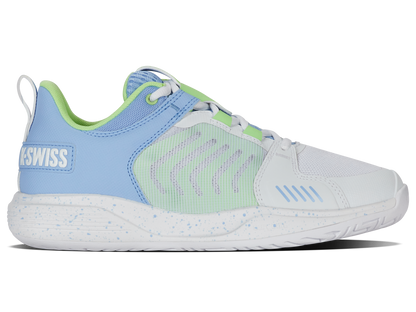 K-Swiss Women's Shoes Ultrashot Team | White/Dutch Canal/Paradise Green