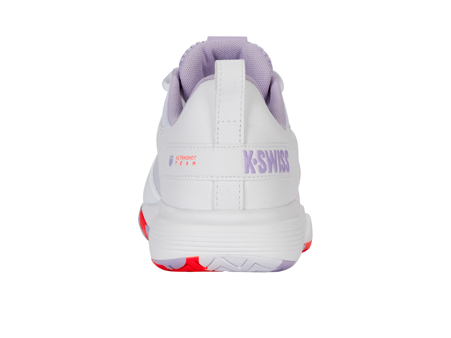 K-Swiss Women's Shoes Ultrashot Team | White/Orchid Petal/Neon Blaze