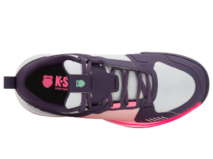 K-Swiss Women's Shoes Ultrashot Team | Purple Plumeria/White/Neon Pastel Pink