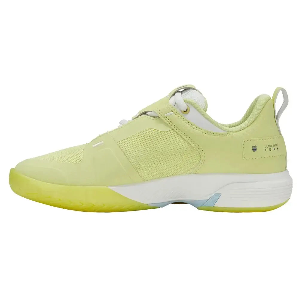 Women's Ultrashot Team Tennis Shoes Luminary Green and Blanc de Blanc