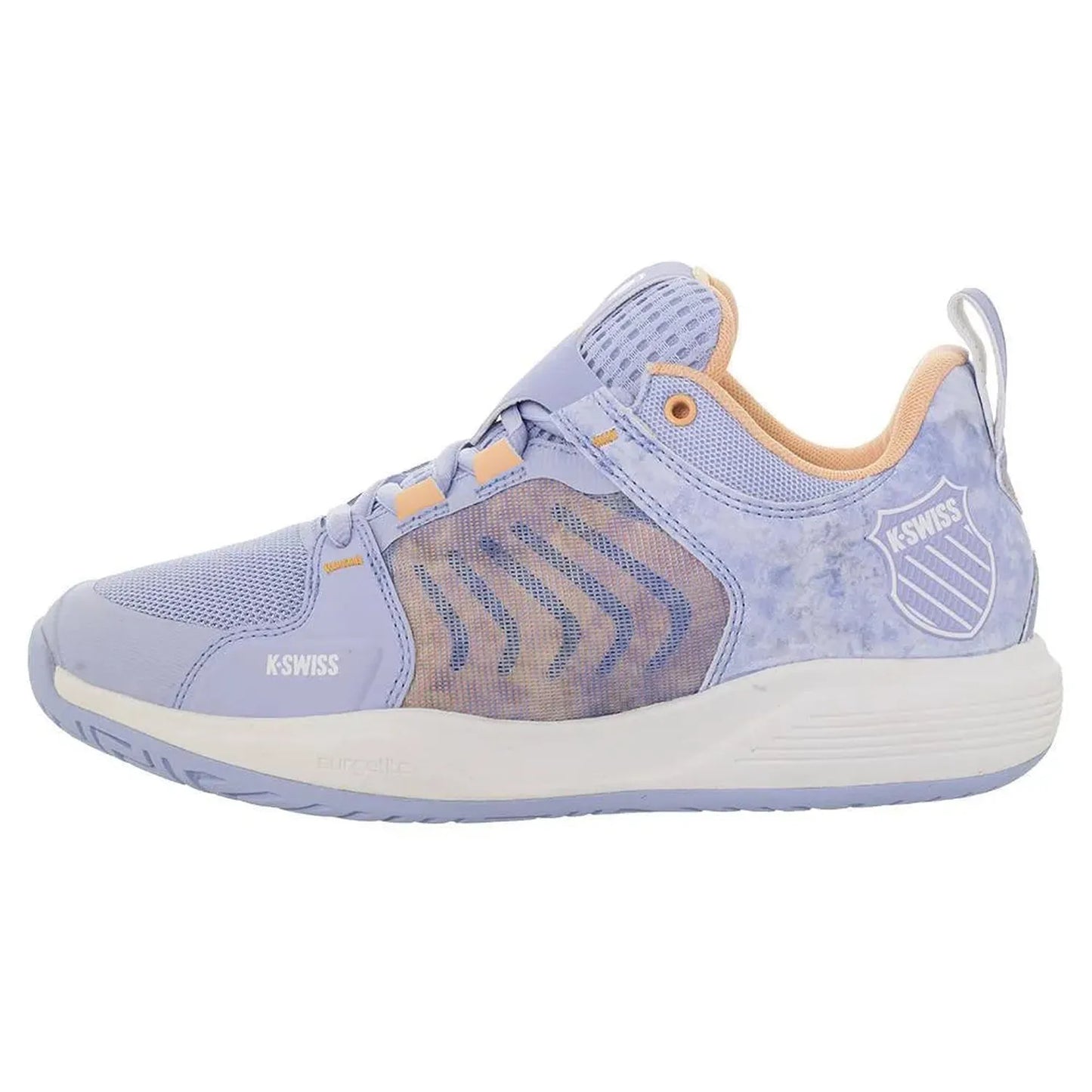 Women's Ultrashot Team Tennis Shoes Peach Fuzz and Star White-Footwear-K-Swiss-97395-802S24-1-Tennis Express
