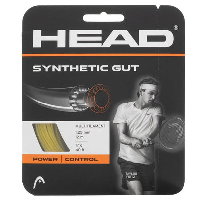 Synthetic Gut Tennis String-Strings-Head-97435-GOLD-L-2-[Sku]-Tennis Express