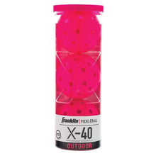 X-40 Outdoor Pickleballs 3 Pack Pink-Balls-Franklin Sports-97816-DEFAULT-L-Tennis Express