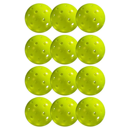 X-40 Outdoor Pickleballs 12 Pack Optic-Balls-Franklin Sports-97817-DEFAULT-L-1-[Sku]-Tennis Express