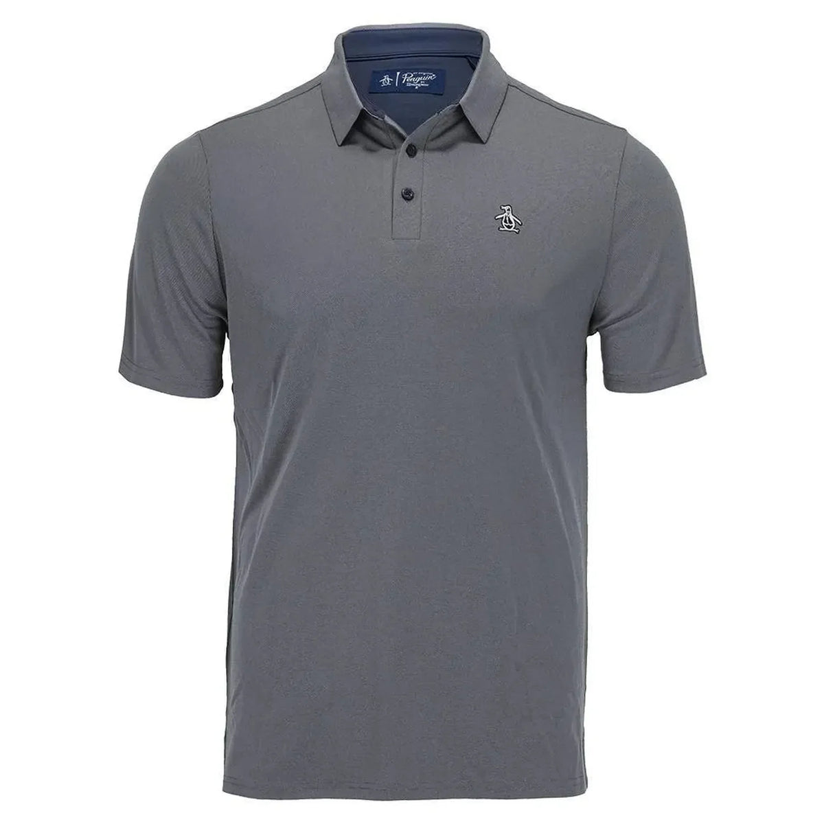 Men's The Oxford Eco Birdseye Tennis Polo-Apparel-Penguin-97881-417_BLACK_IRIS-L-Tennis Express