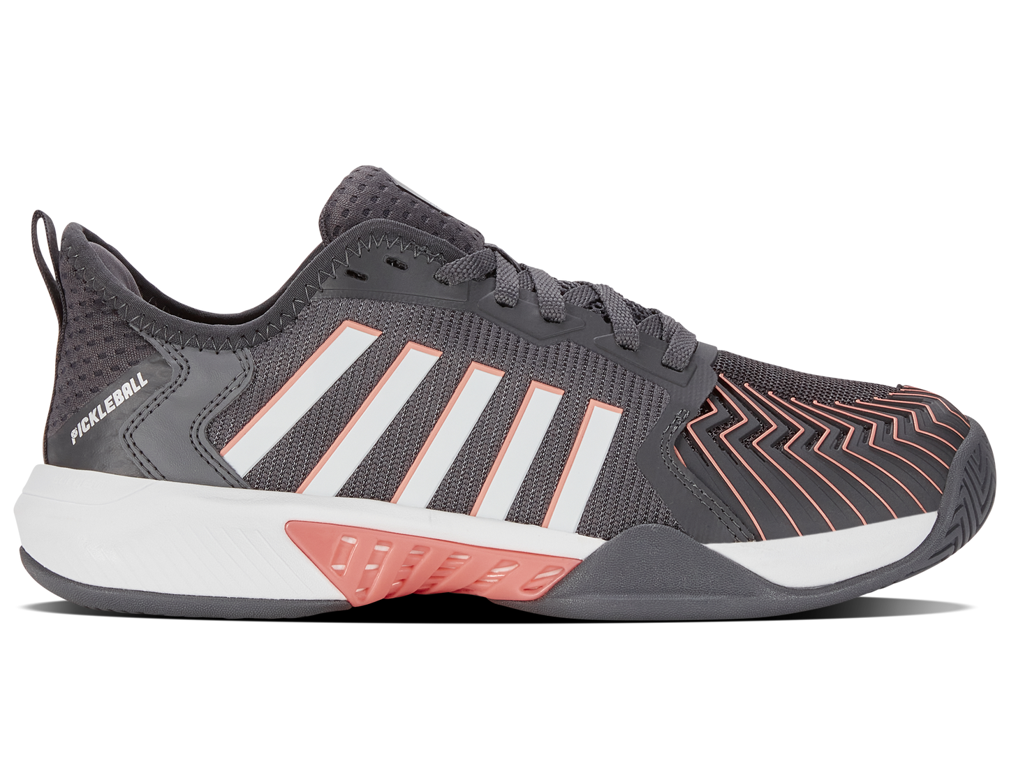 K-Swiss Women's Shoes Pickleball Supreme | Asphalt/White/Peach Amber