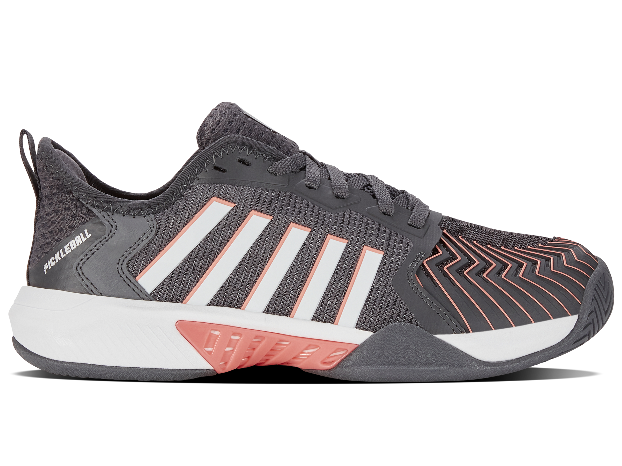 K-Swiss Women's Shoes Pickleball Supreme | Asphalt/White/Peach Amber