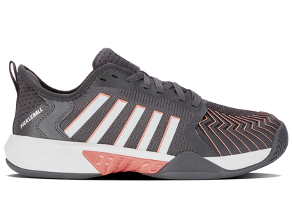 K-Swiss Women's Shoes Pickleball Supreme | Asphalt/White/Peach Amber