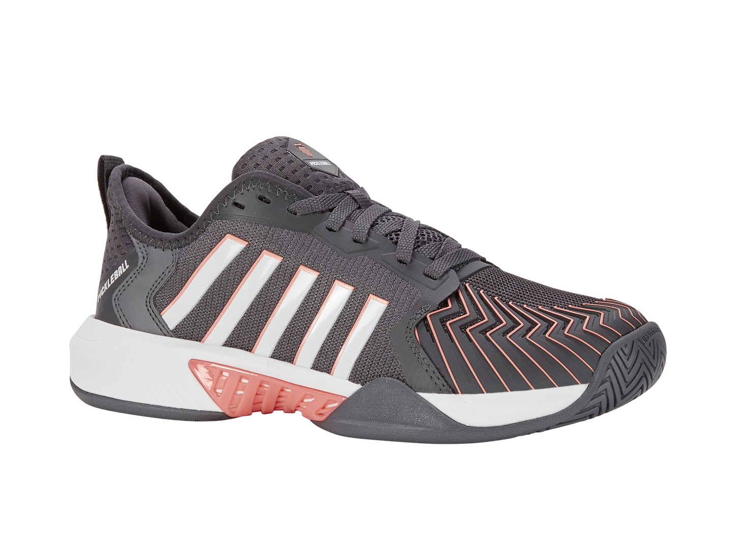 K-Swiss Women's Shoes Pickleball Supreme | Asphalt/White/Peach Amber
