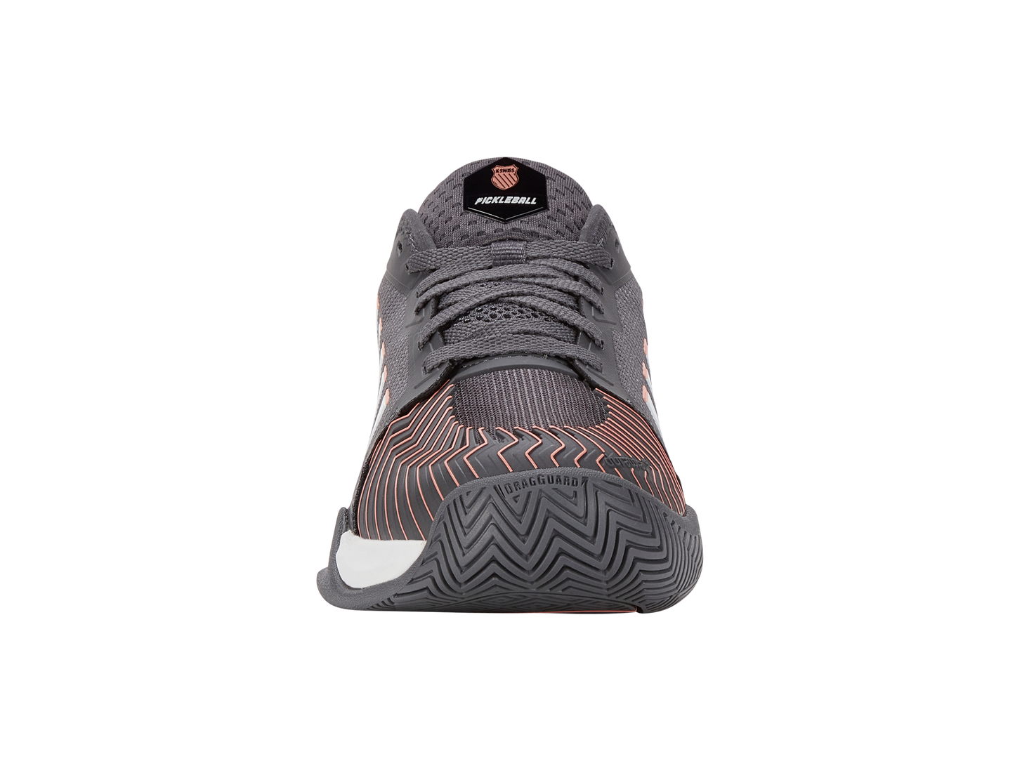 K-Swiss Women's Shoes Pickleball Supreme | Asphalt/White/Peach Amber