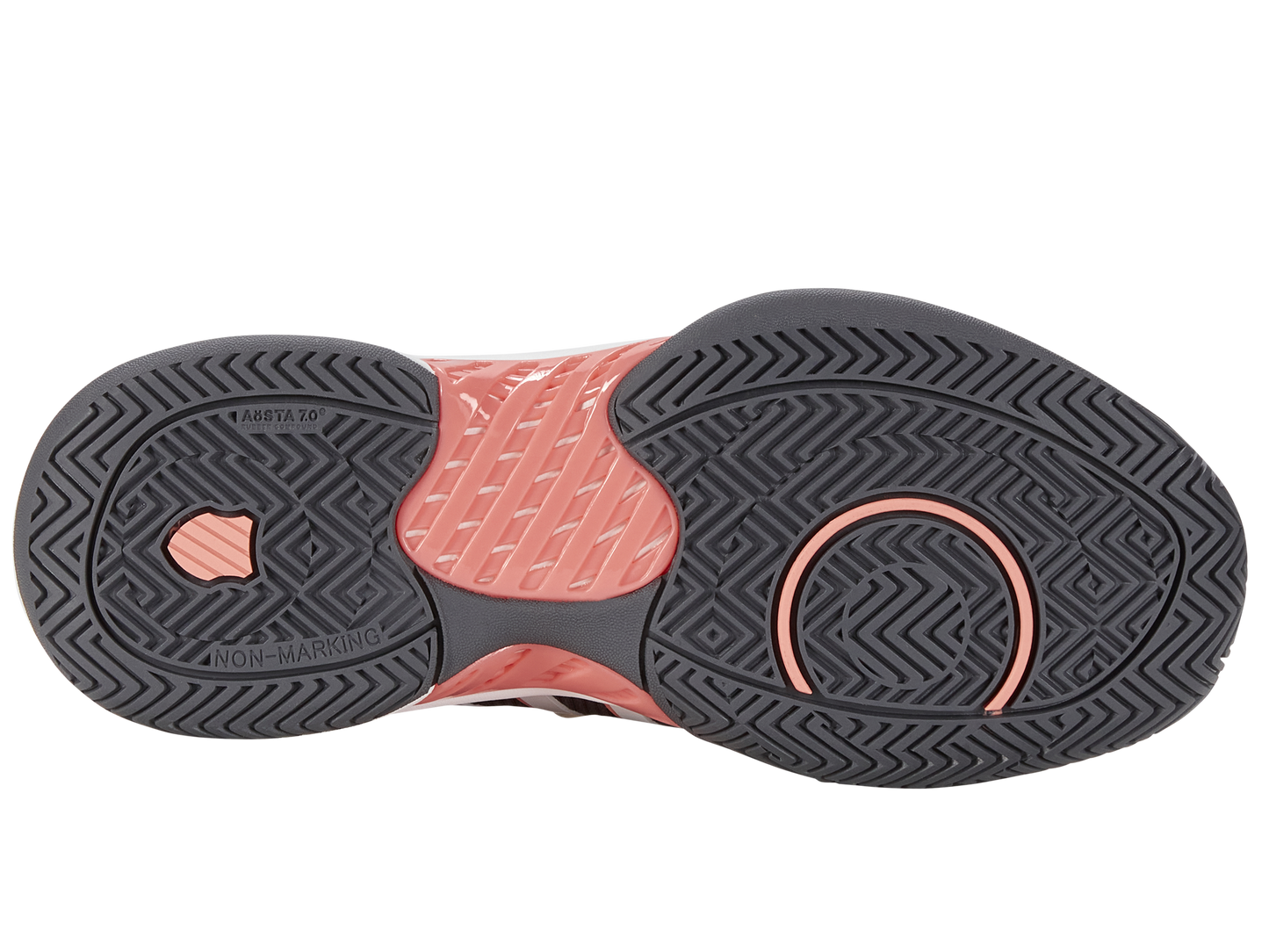 K-Swiss Women's Shoes Pickleball Supreme | Asphalt/White/Peach Amber