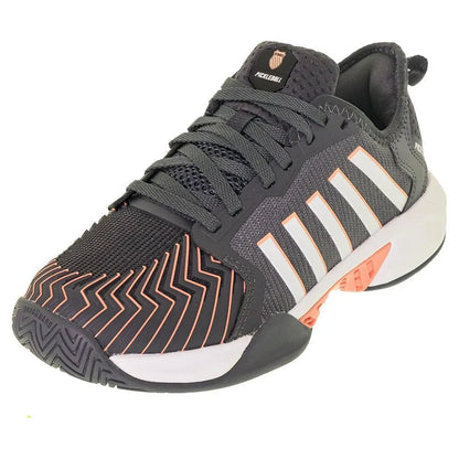 Women's Pickleball Supreme Shoes Asphalt and White-Footwear-K-Swiss-97916-009F23-x1-Tennis Express