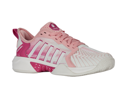 K-Swiss Women's Shoes Pickleball Supreme | Cloud Dancer/Raspberry Sorbet