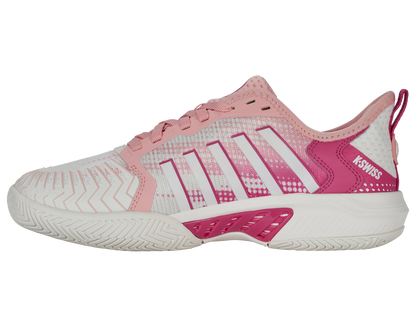 K-Swiss Women's Shoes Pickleball Supreme | Cloud Dancer/Raspberry Sorbet