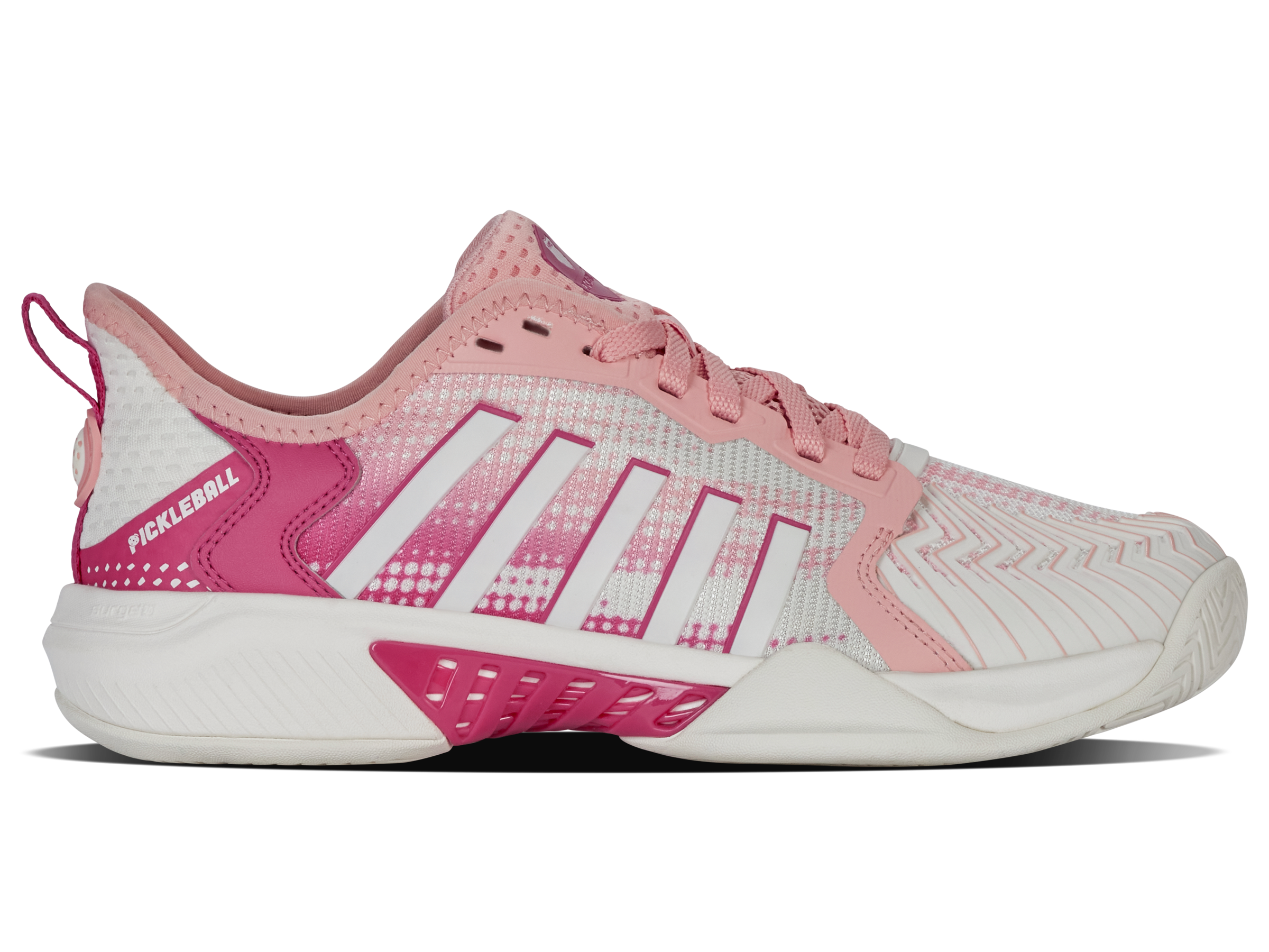 K-Swiss Women's Shoes Pickleball Supreme | Cloud Dancer/Raspberry Sorbet