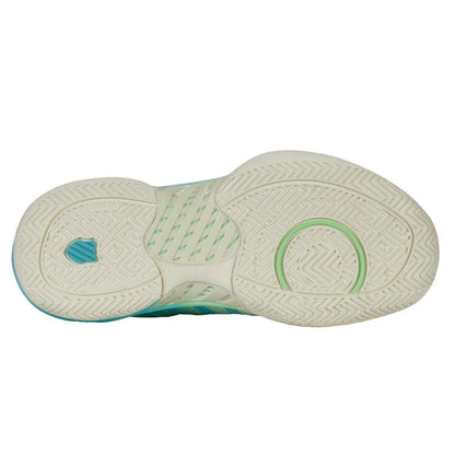 Women's Pickleball Supreme Shoes Egret and Patina Green