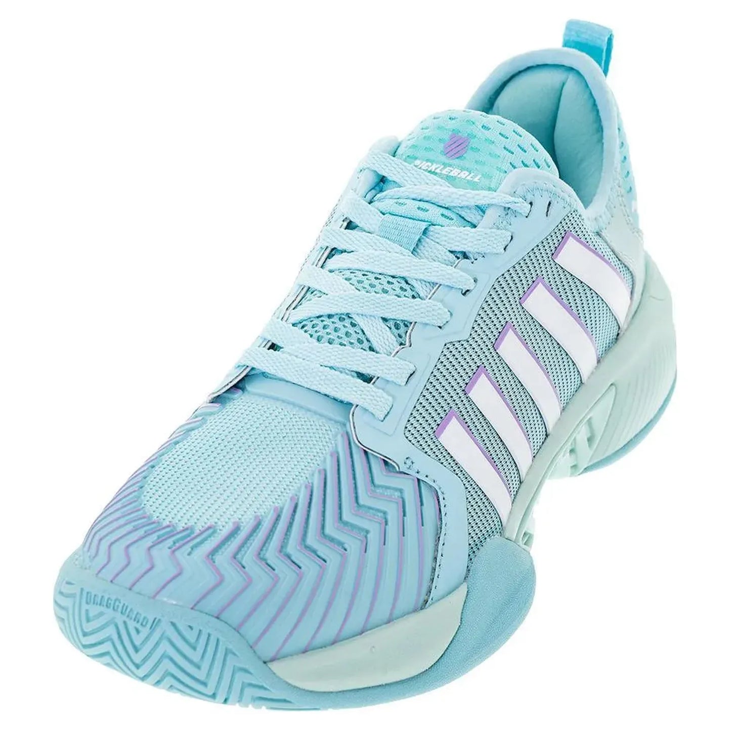 Women's Pickleball Supreme Shoes Angel Blue and Sheer Lilac-Footwear-K-Swiss-97916-467F22-x-Tennis Express
