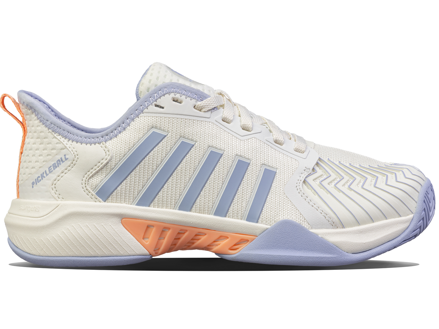 K-Swiss Women's Shoes Pickleball Supreme | White/Heather/Peach Fuzz