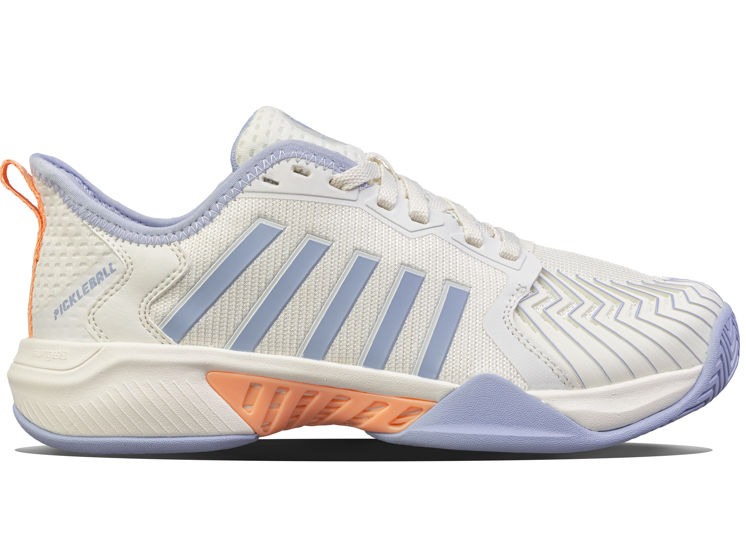 K-Swiss Women's Shoes Pickleball Supreme | White/Heather/Peach Fuzz