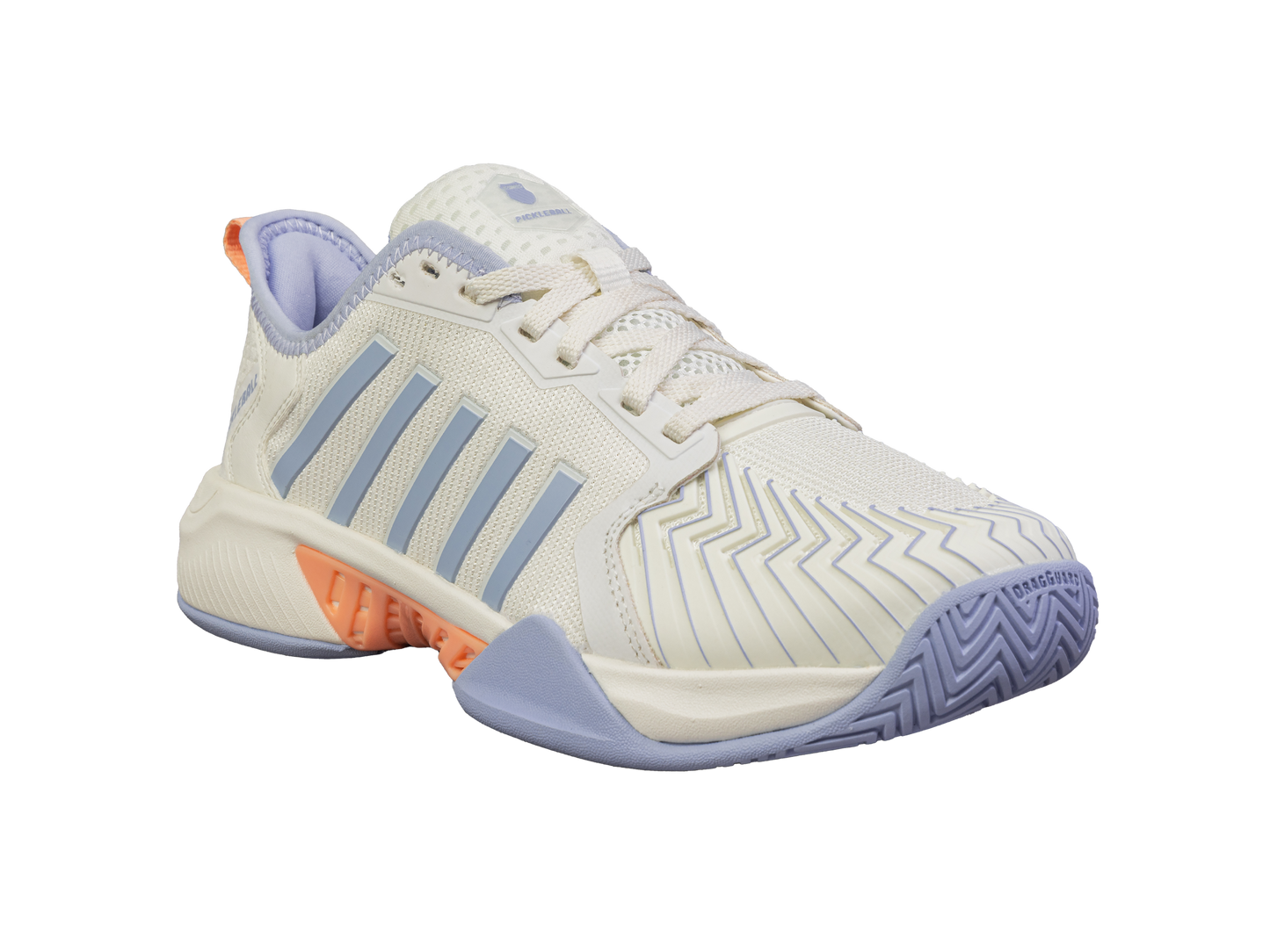 K-Swiss Women's Shoes Pickleball Supreme | White/Heather/Peach Fuzz