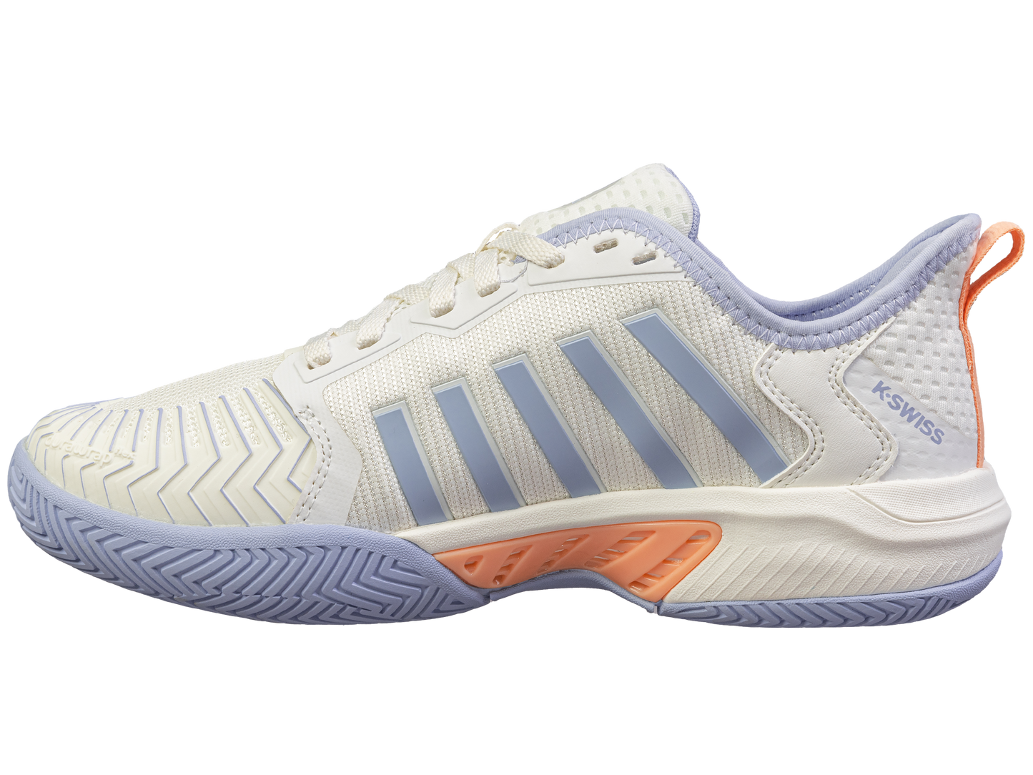K-Swiss Women's Shoes Pickleball Supreme | White/Heather/Peach Fuzz