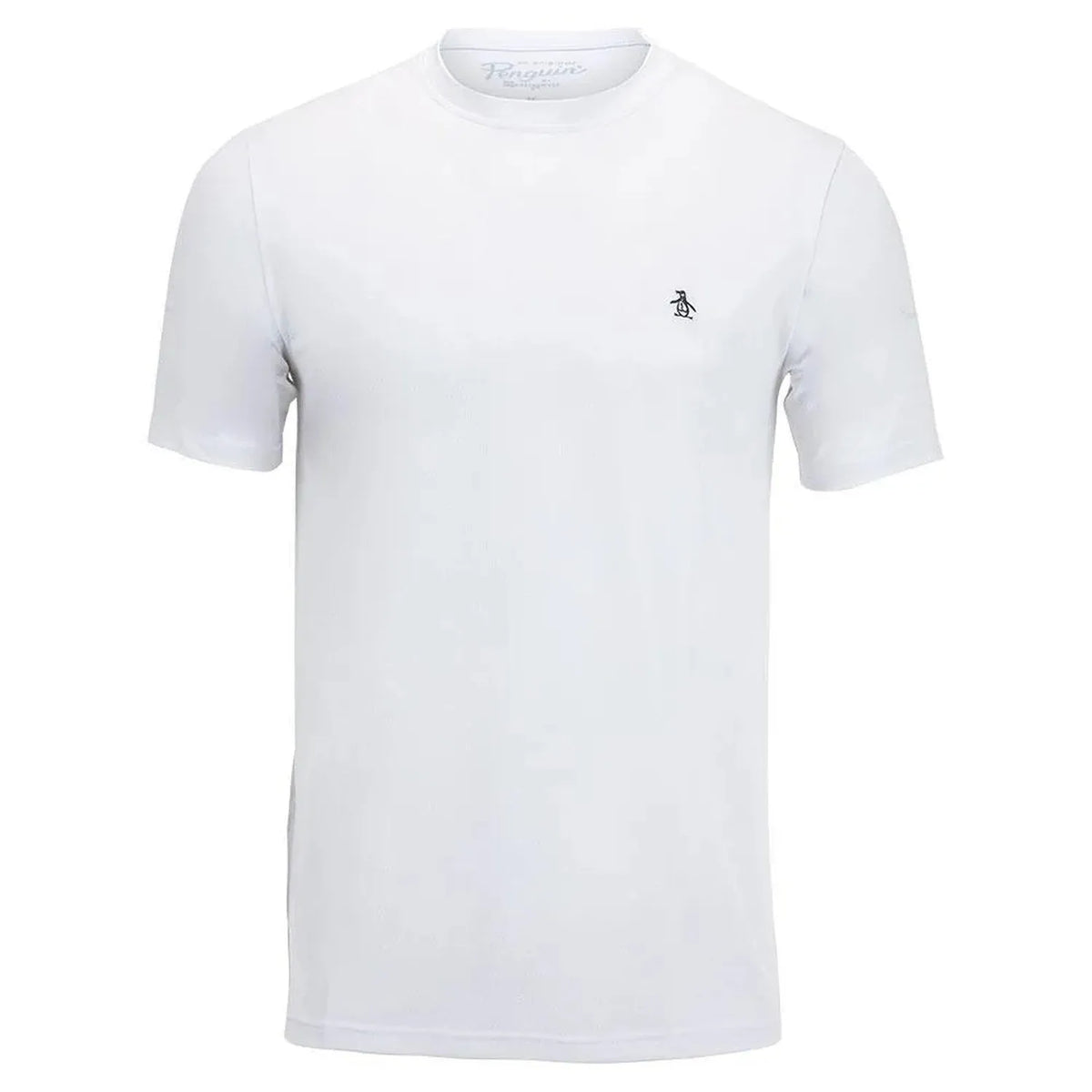 Men's Short Sleeve Tennis Tennis Crew-Apparel-Penguin-98242-118_BT_WHITE-L-Tennis Express