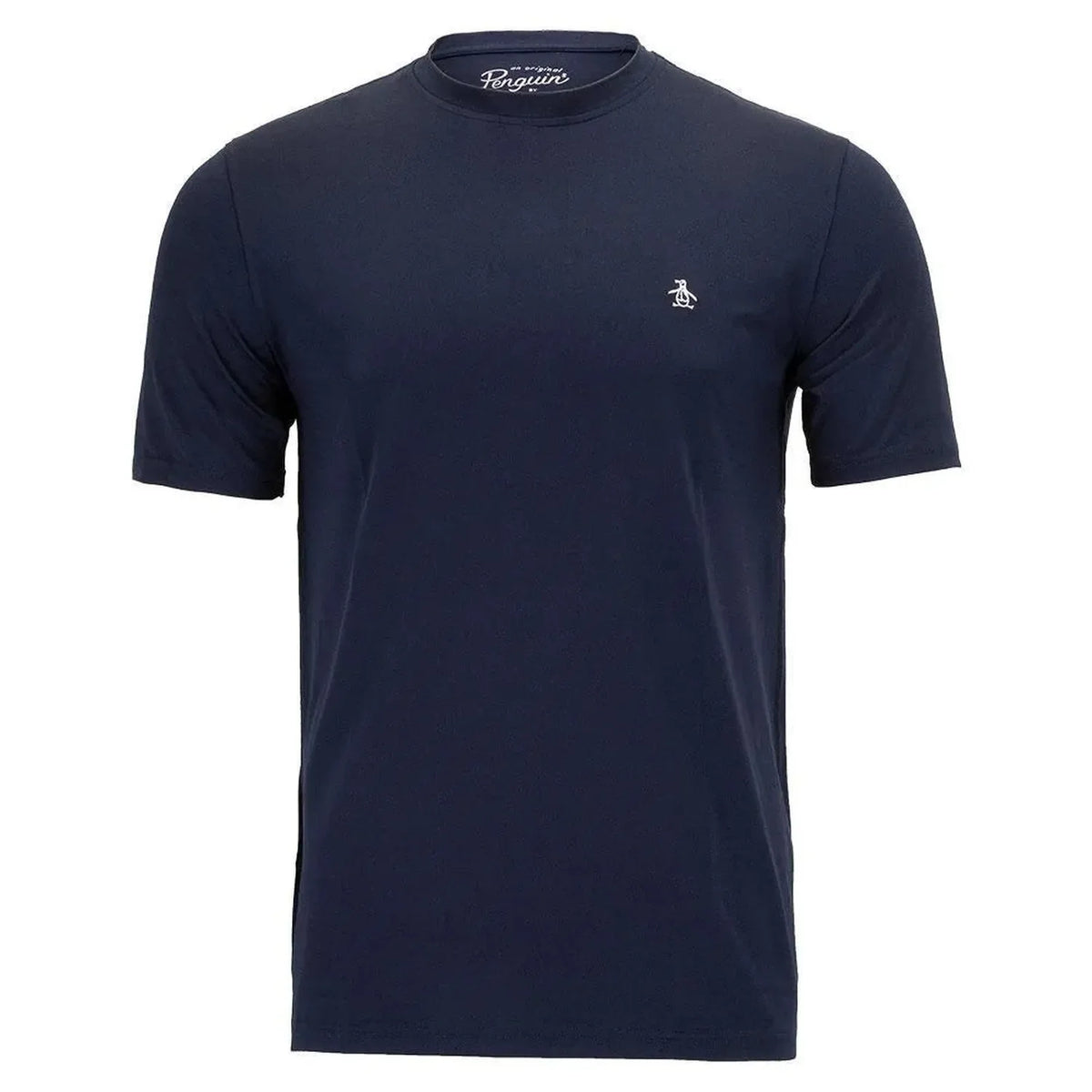 Men's Short Sleeve Tennis Tennis Crew-Apparel-Penguin-98242-417_BLACK_IRIS-L-Tennis Express