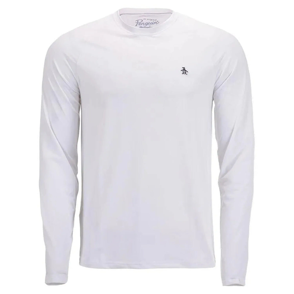 Men's Raglan Long Sleeve Tennis Pull Over-Apparel-Penguin-98244-118_BT_WHITE-L-Tennis Express