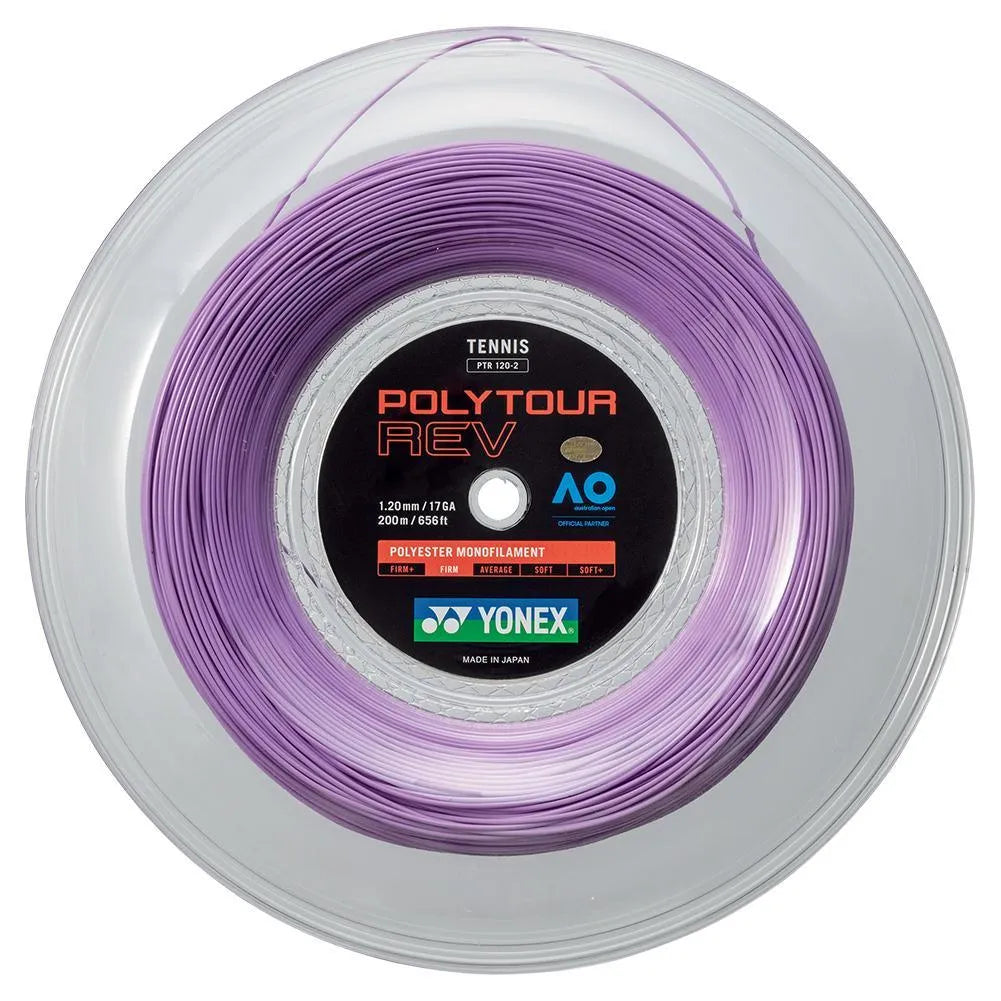 POLYTOUR REV Tennis String Reel Purple-Strings-Yonex-98491-DEFAULT-L-Tennis Express