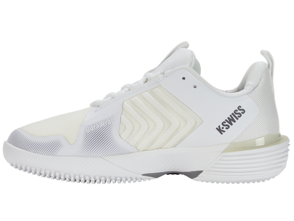 K-Swiss Women's Shoes Ultrashot 3 Grass | White/Steel Gray