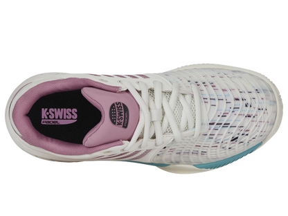 K-Swiss Women's Shoes Express Light 3 Padel | Snow White/Lilas/Pastel Turquoise