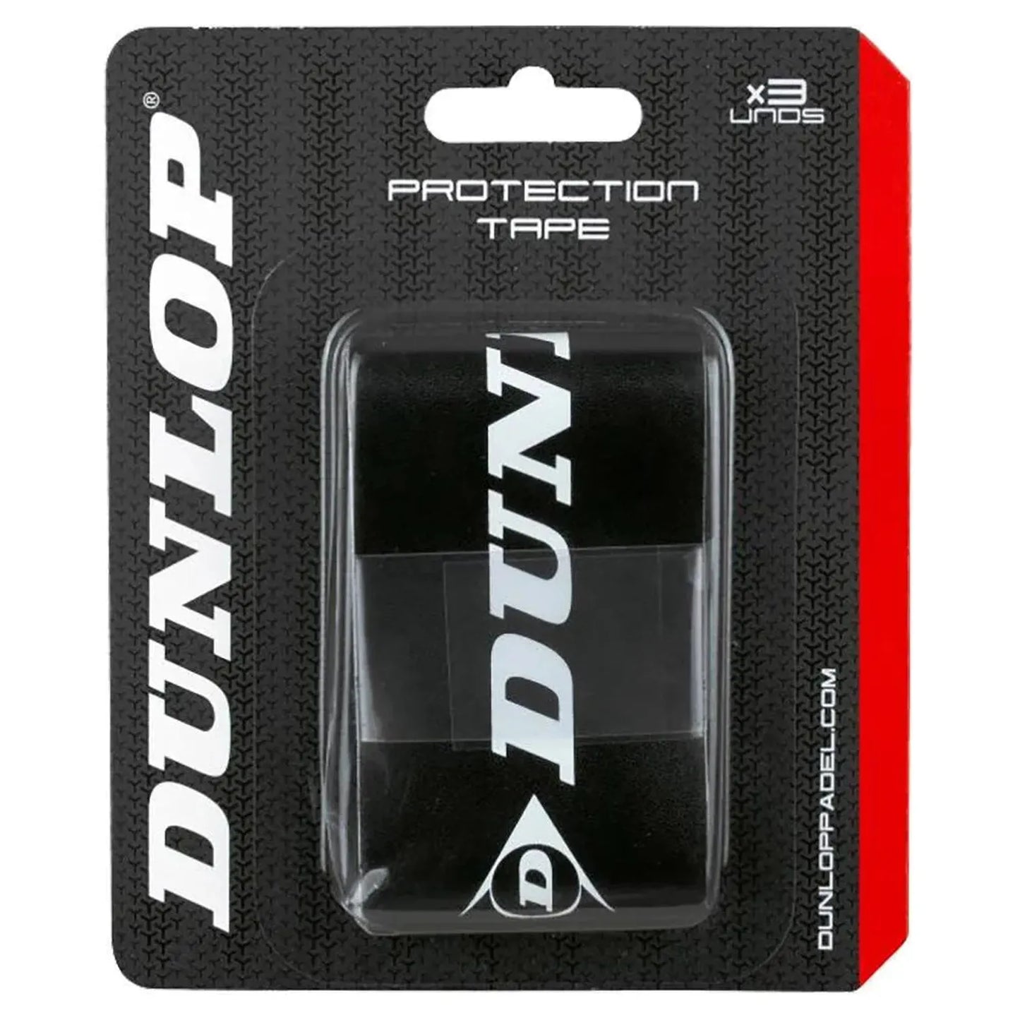 Padel Protection Tape 3 Pack Black-Accessories-Dunlop-99042-DEFAULT-L-Tennis Express