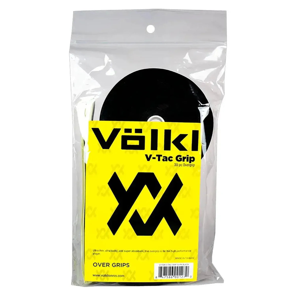 V-Tac 30 Pack Black Tennis Overgrip-Accessories-Volkl-99066-1-Tennis Express