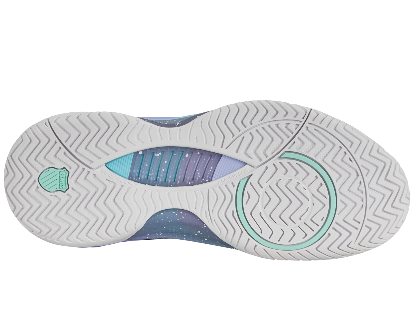 K-Swiss Women's Shoes Hypercourt Supreme 2 | Lilac Gray/Nimbus Cloud/Neon Purple