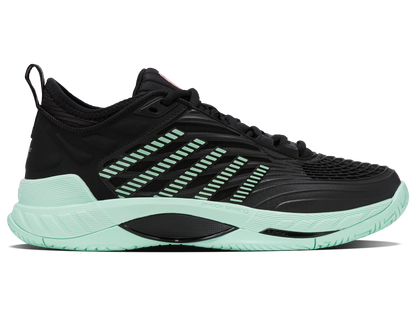 K-Swiss Women's Shoes Hypercourt Supreme 2 | Black/Neon Mint