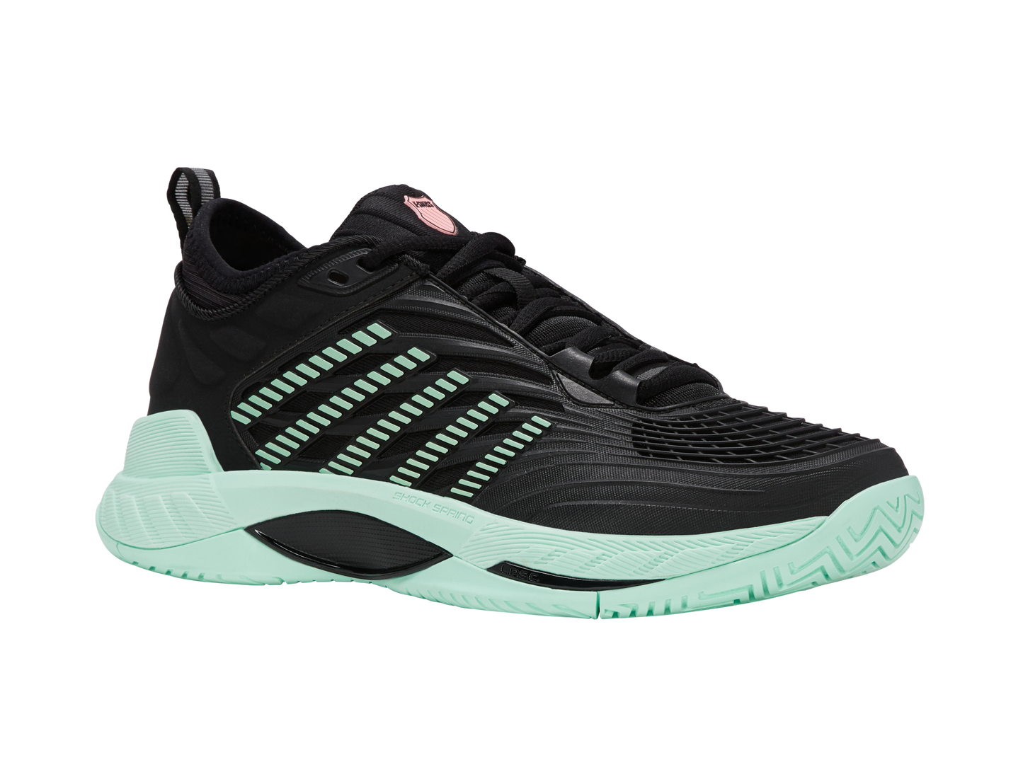 K-Swiss Women's Shoes Hypercourt Supreme 2 | Black/Neon Mint