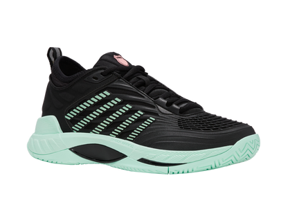 K-Swiss Women's Shoes Hypercourt Supreme 2 | Black/Neon Mint