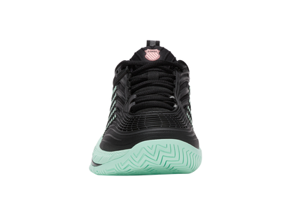 K-Swiss Women's Shoes Hypercourt Supreme 2 | Black/Neon Mint