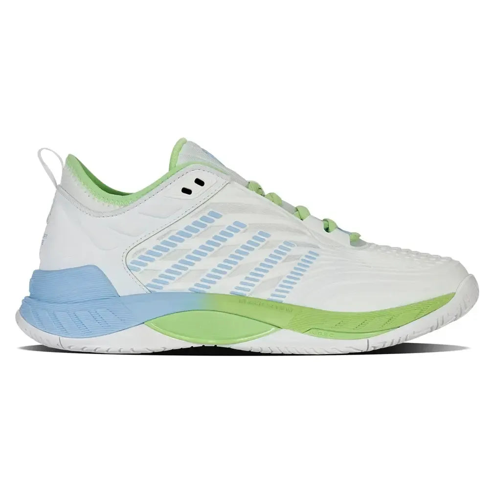 Women's Hypercourt Supreme 2 Tennis Shoes Lucent White and Dutch Canal